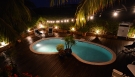 Dilly Crab Exuma - Swimming Pool at night